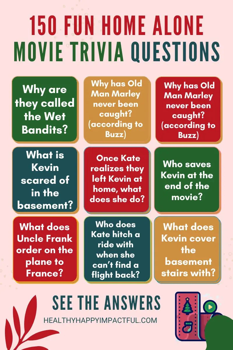 Home alone movie trivia for Christmas quiz