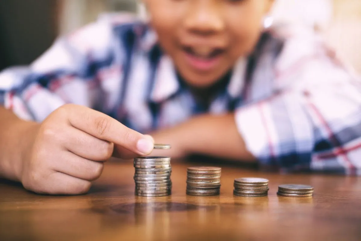 practical non-toy gifts for kids, toddlers, teens: money items