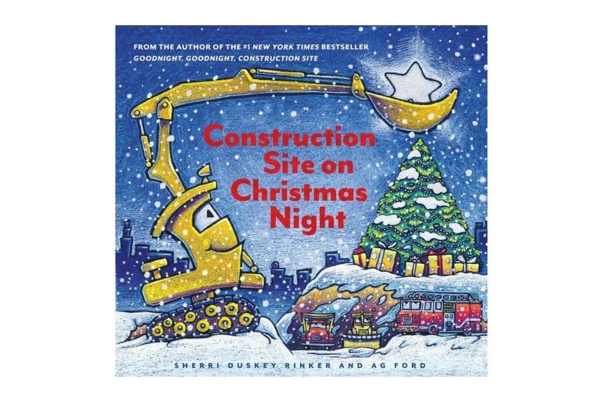 Construction Site on Christmas night, 25 books of Christmas