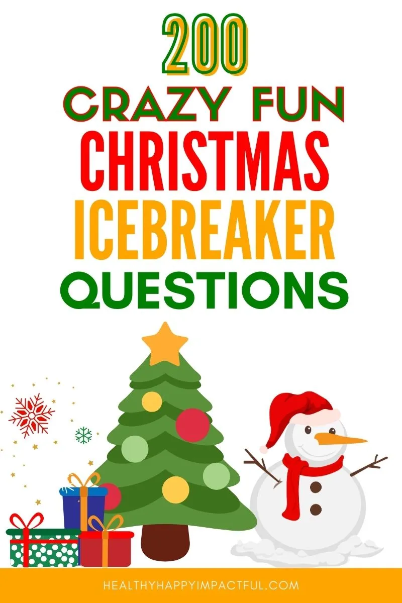 funny fun Christmas icebreaker questions to ask at party