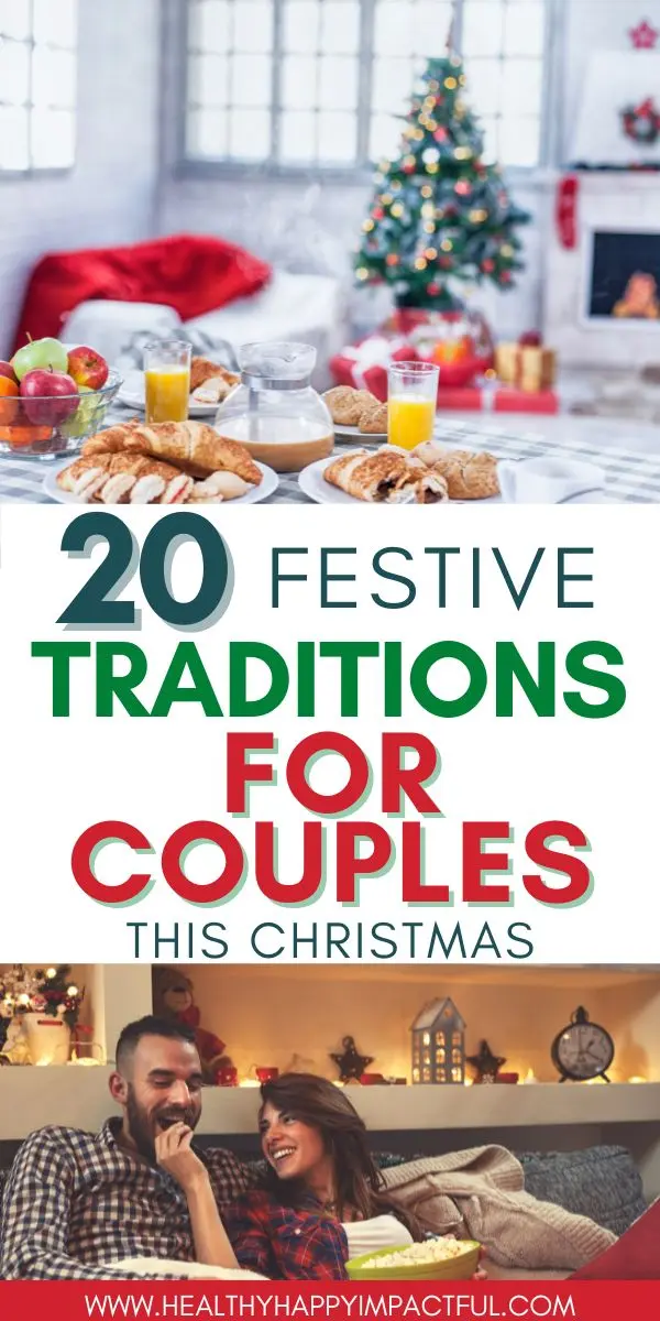 best christmas traditions for couples pin