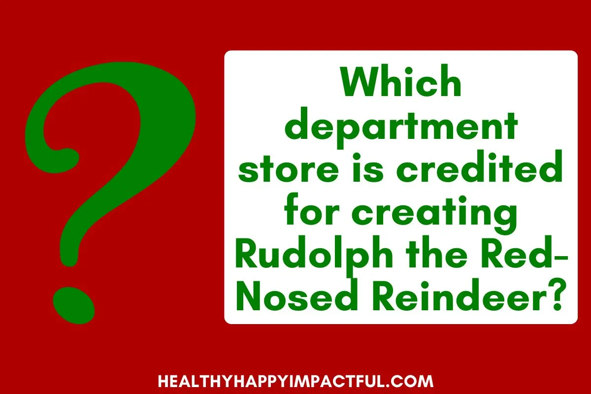 reindeer trivia questions; rudolph