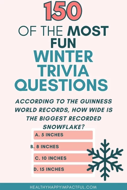 winter trivia fun facts quiz