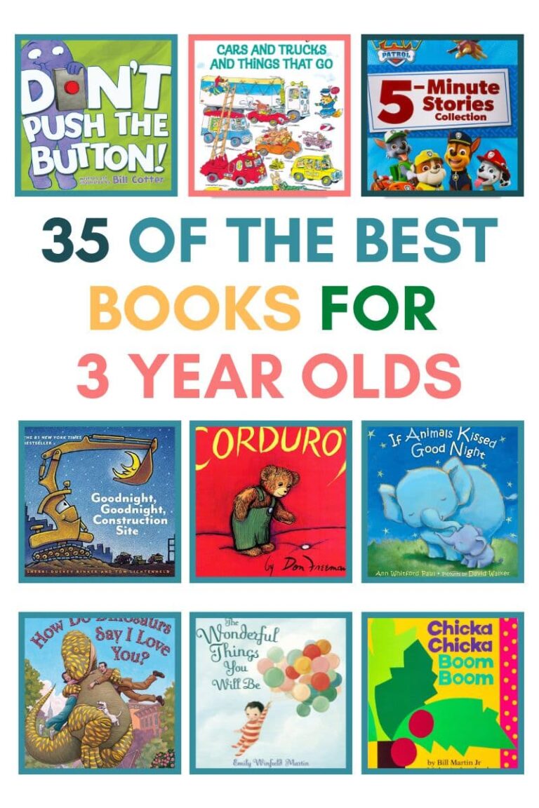 35 Best Books for 3 Year Olds to Read Aloud (Everyone Will Love!)