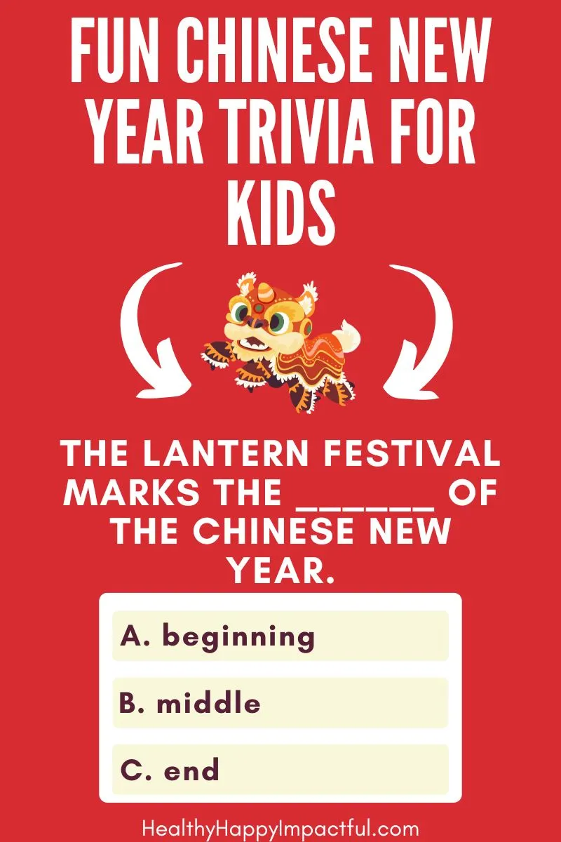 Fun trivia for Chinese New Year traditions pin