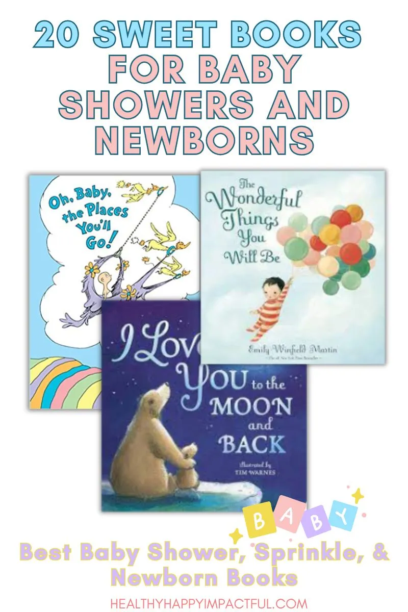 sweet books for baby showers and newborns