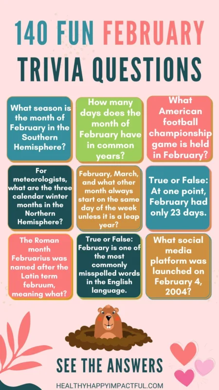 february trivia questions and answers