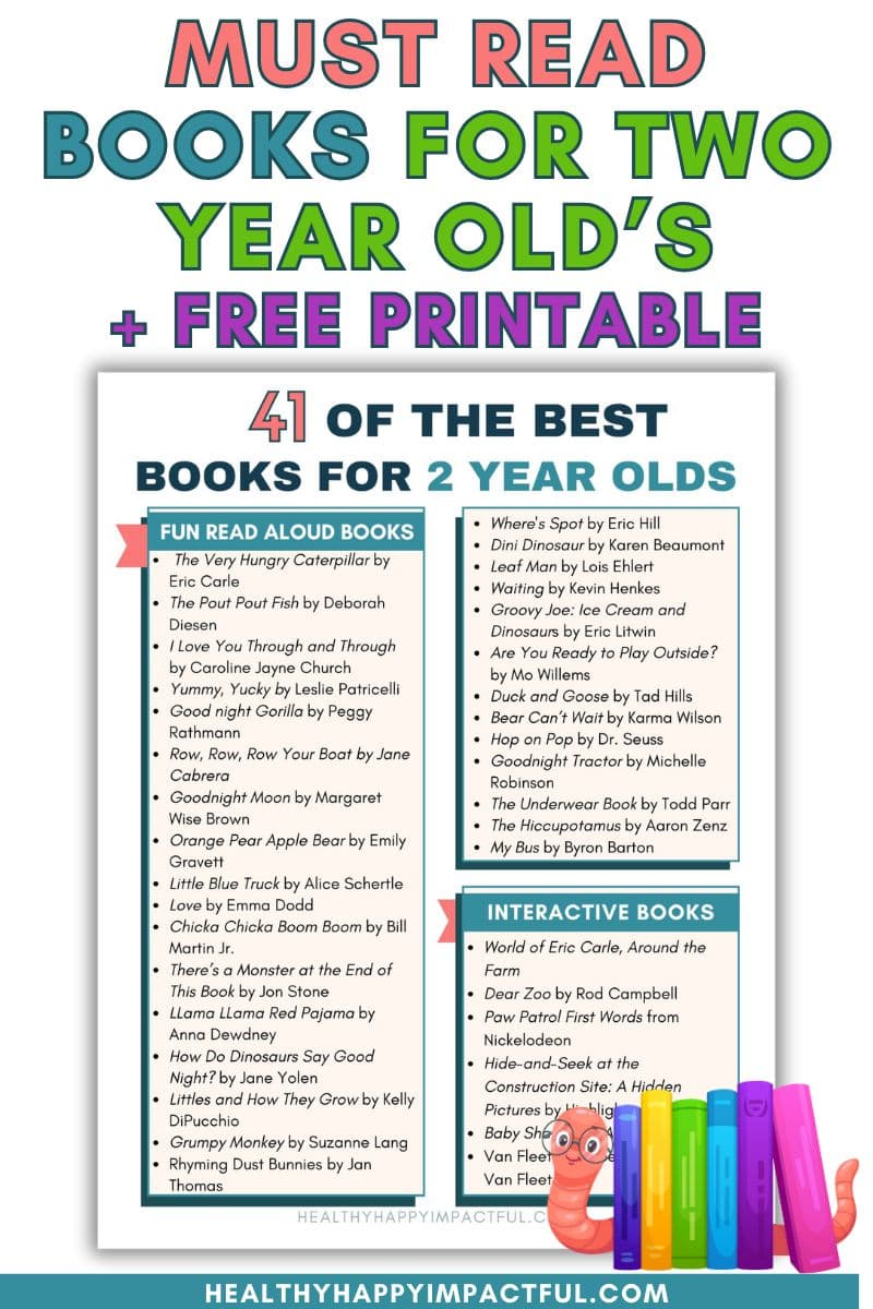 must read two year old books list, great read aloud