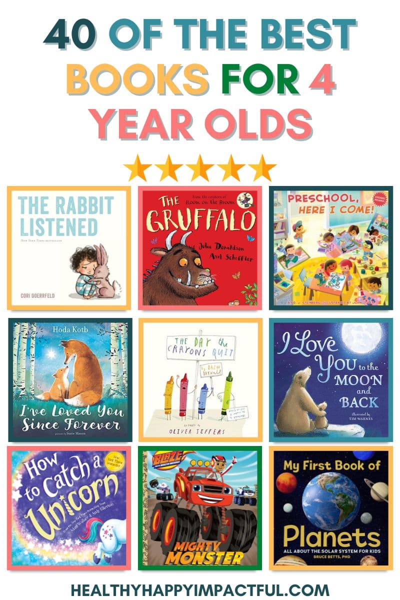 four year olds books pin