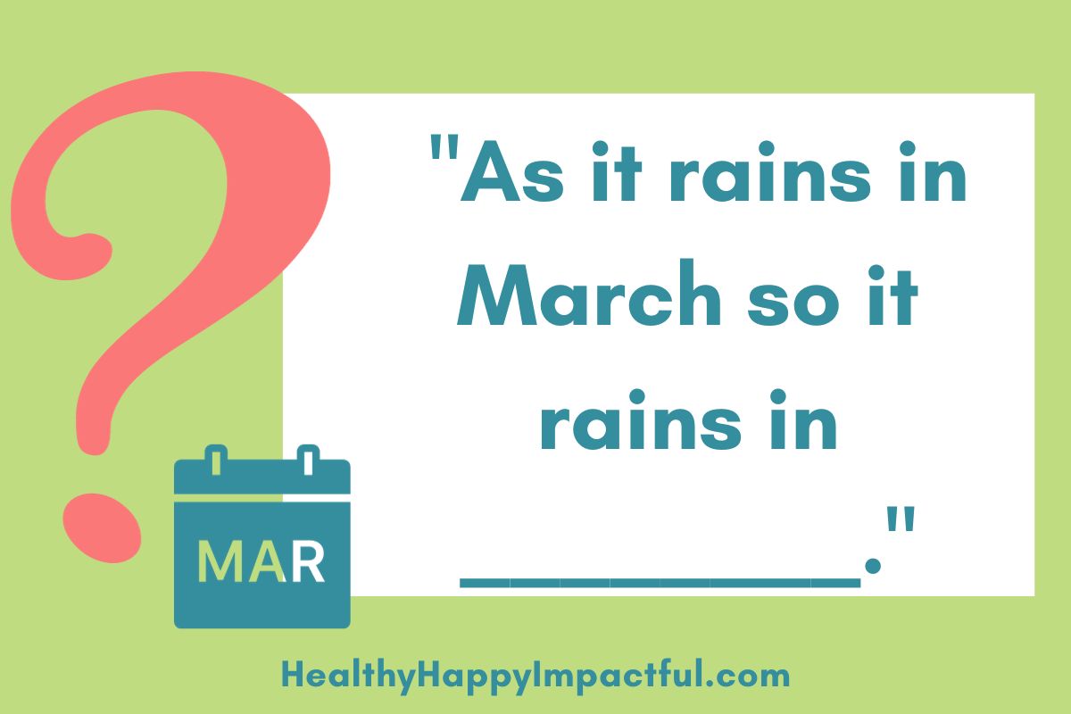 March quote and sayings; history; trivia night