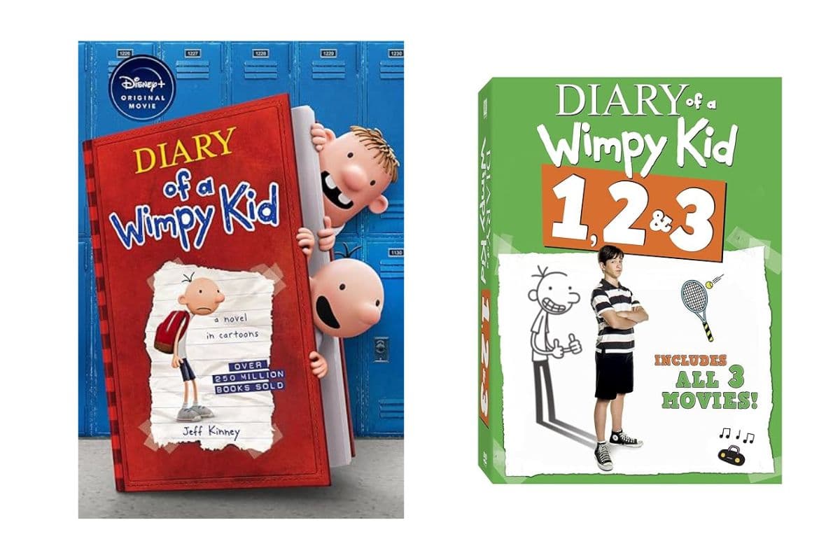 Diary of a Wimpy kid Disney movie and books for tweens, book series and movie adaptations