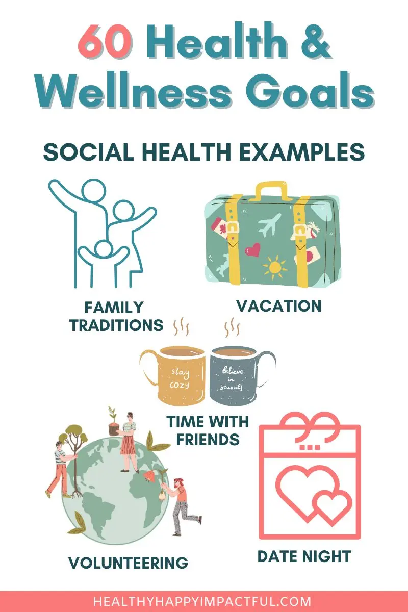 Examples of short and long term health and wellness social health examples