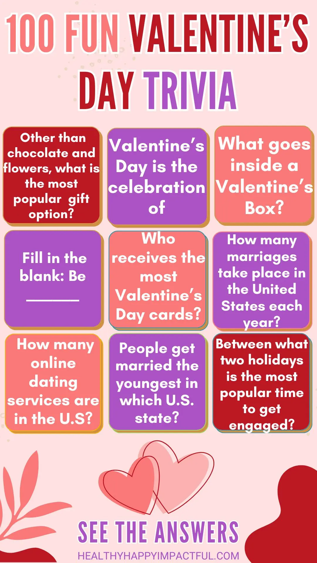 fun, sweet, romantic valentine's day trivia questions quiz with answers