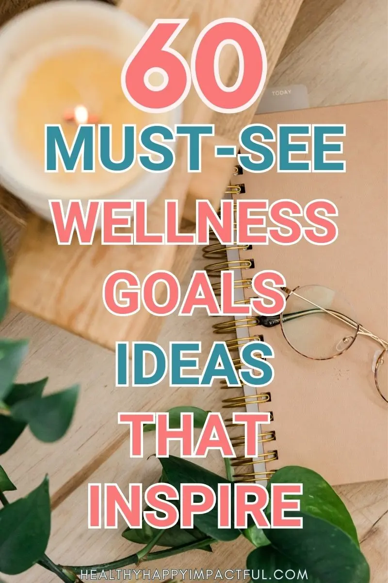 mental wellness smart goals examples pin