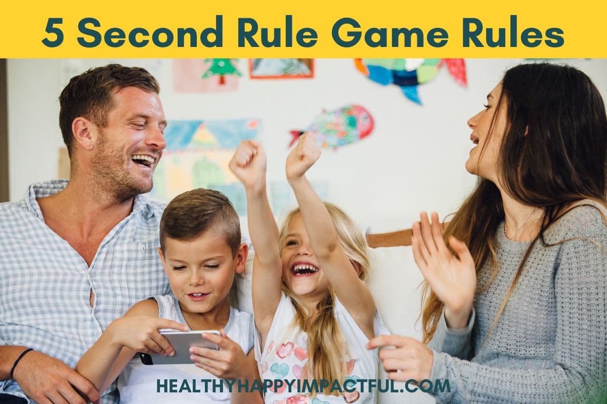 5 second game rules; for kids and adults