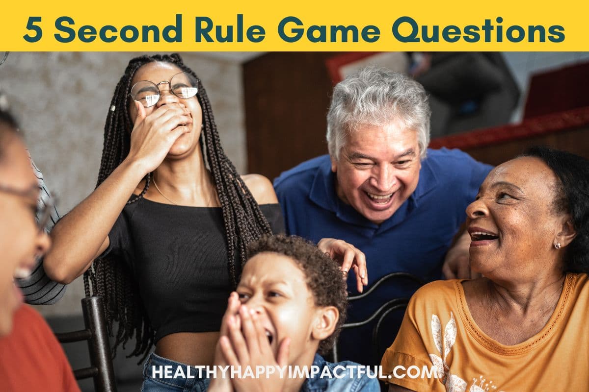 5 second game rule questions lists for kids and adults; funny; disney; name 3