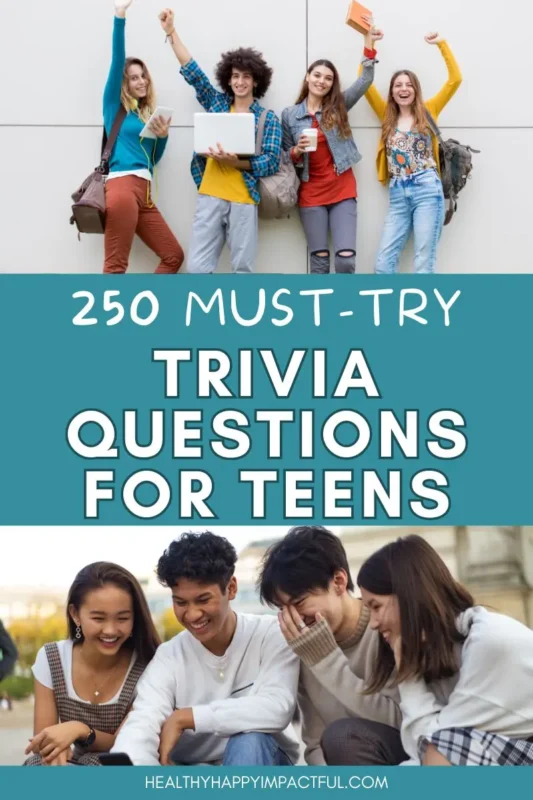 teen trivia game questions pin of teenagers