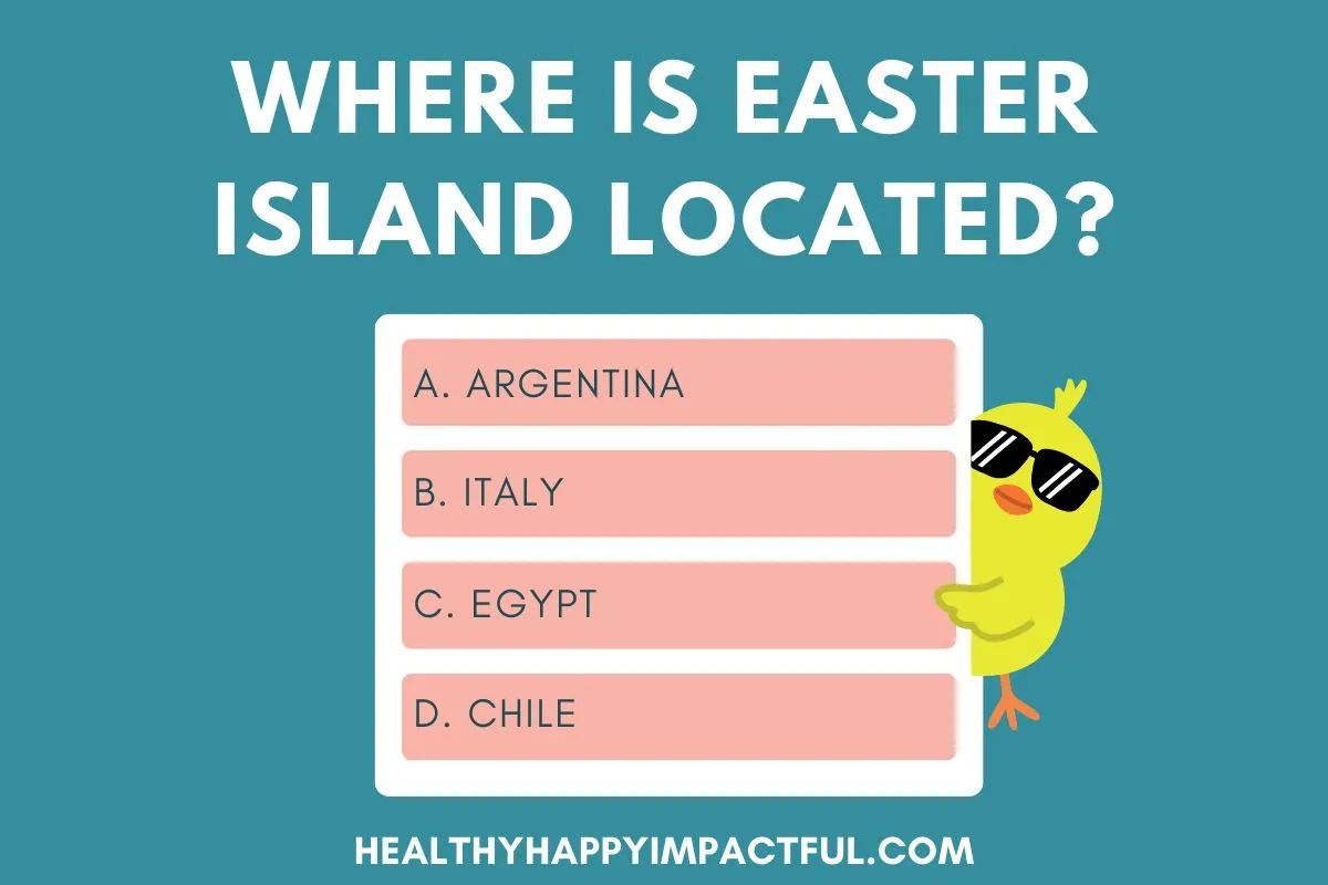 Multiple choice Easter trivia questions and answers