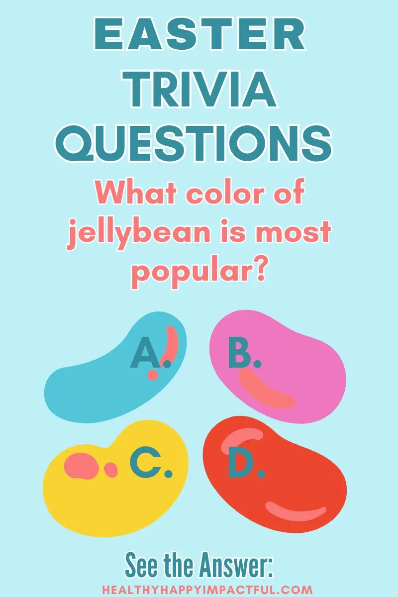 awesome easter fun facts quiz pin, jellybeans