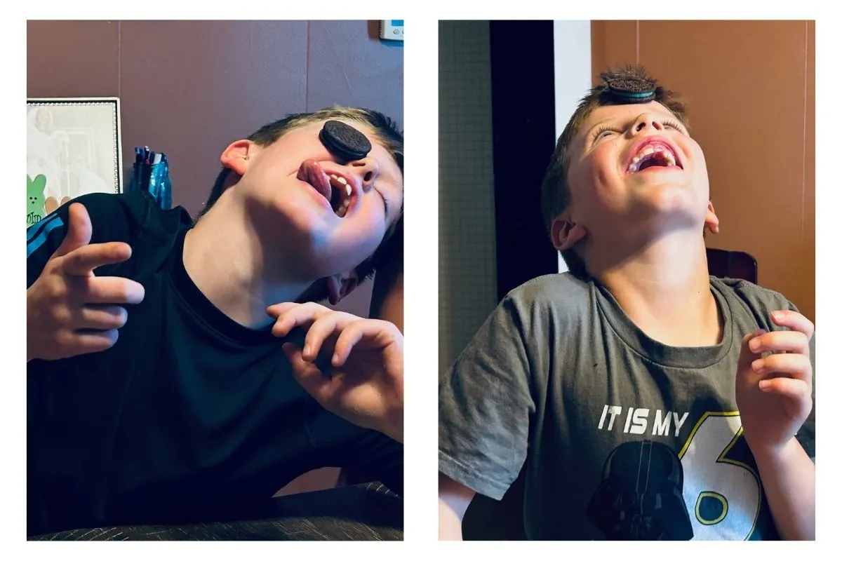 cookie face; fun birthday party games