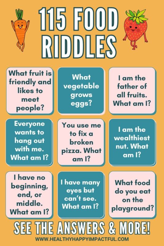 hard guess the riddles about food with answers quiz