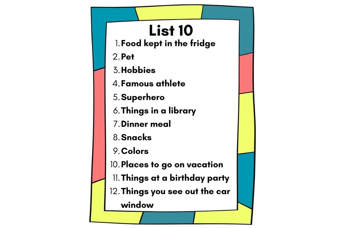 List 10