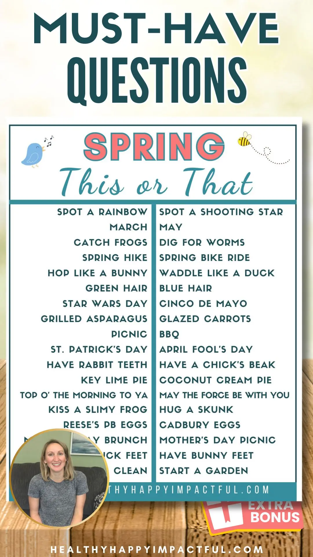 spring this or that questions for kids and adults free printable