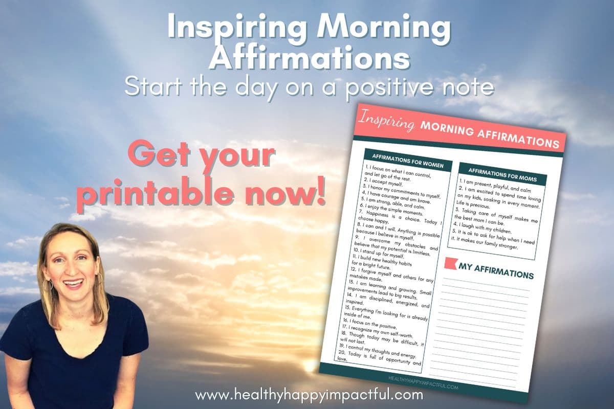 daily words and morning affirmations women love