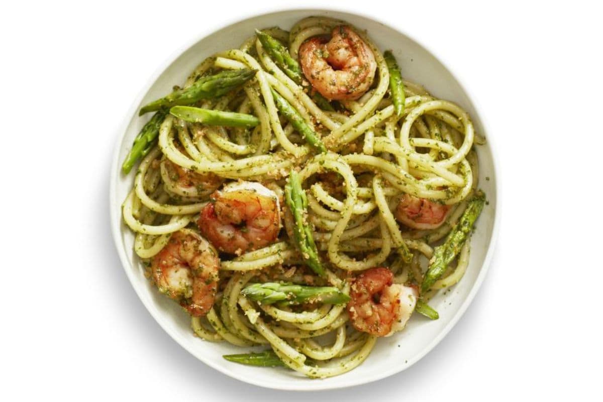 pesto pasta with shrimp recipe
