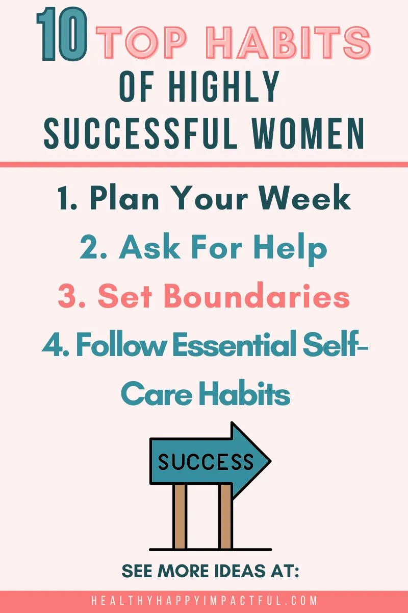 success habits every woman needs to know