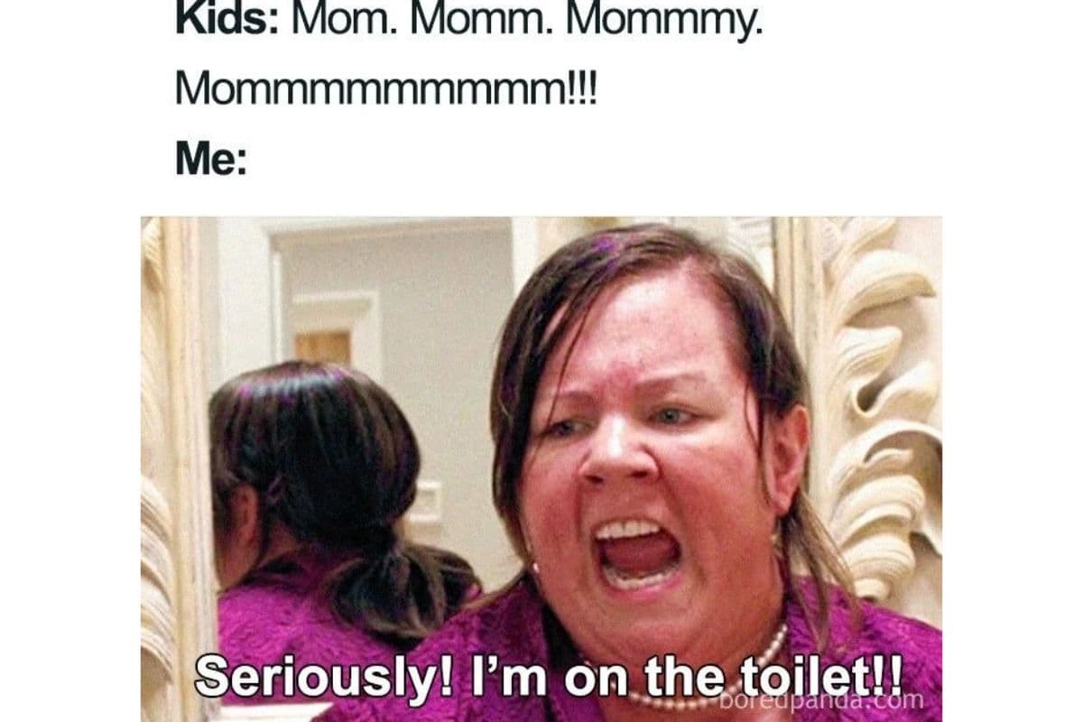 mom in the bathroom meme