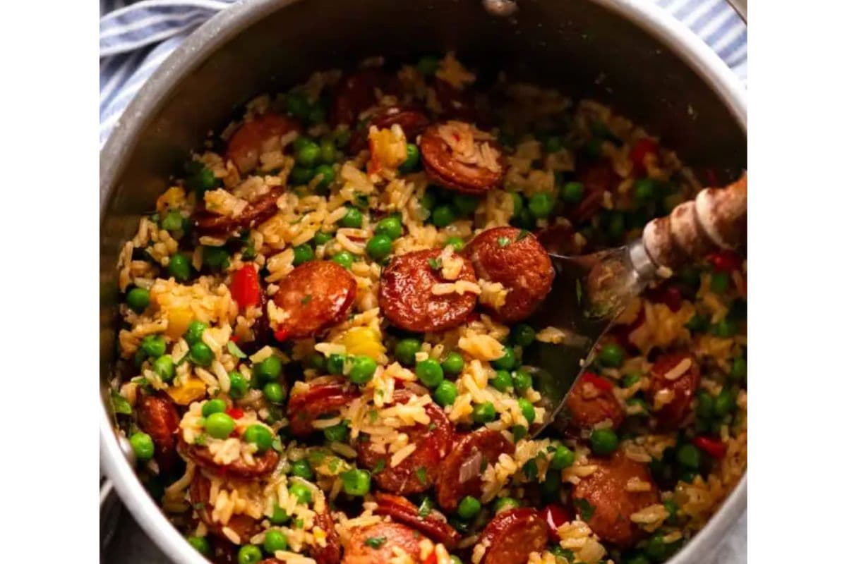 smoked sausage and rice; one pot recipes