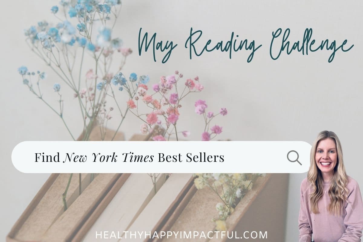 May reading challenge; New York Times Best Sellers