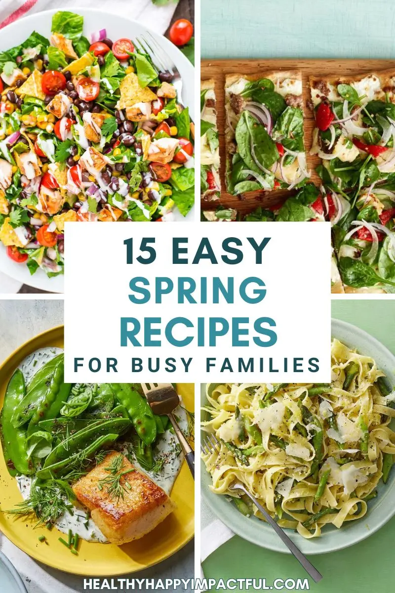 easy spring recipes ideas for dinner, meals