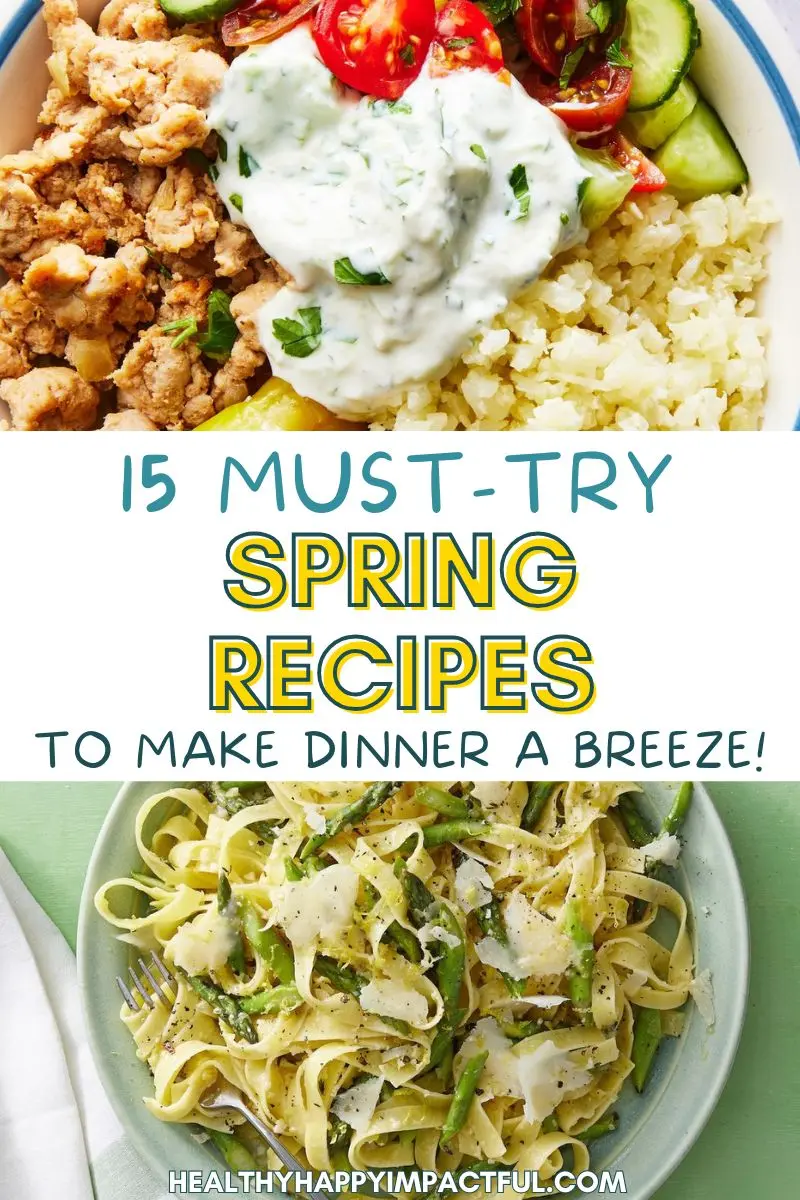 tasty healthy spring recipes for families