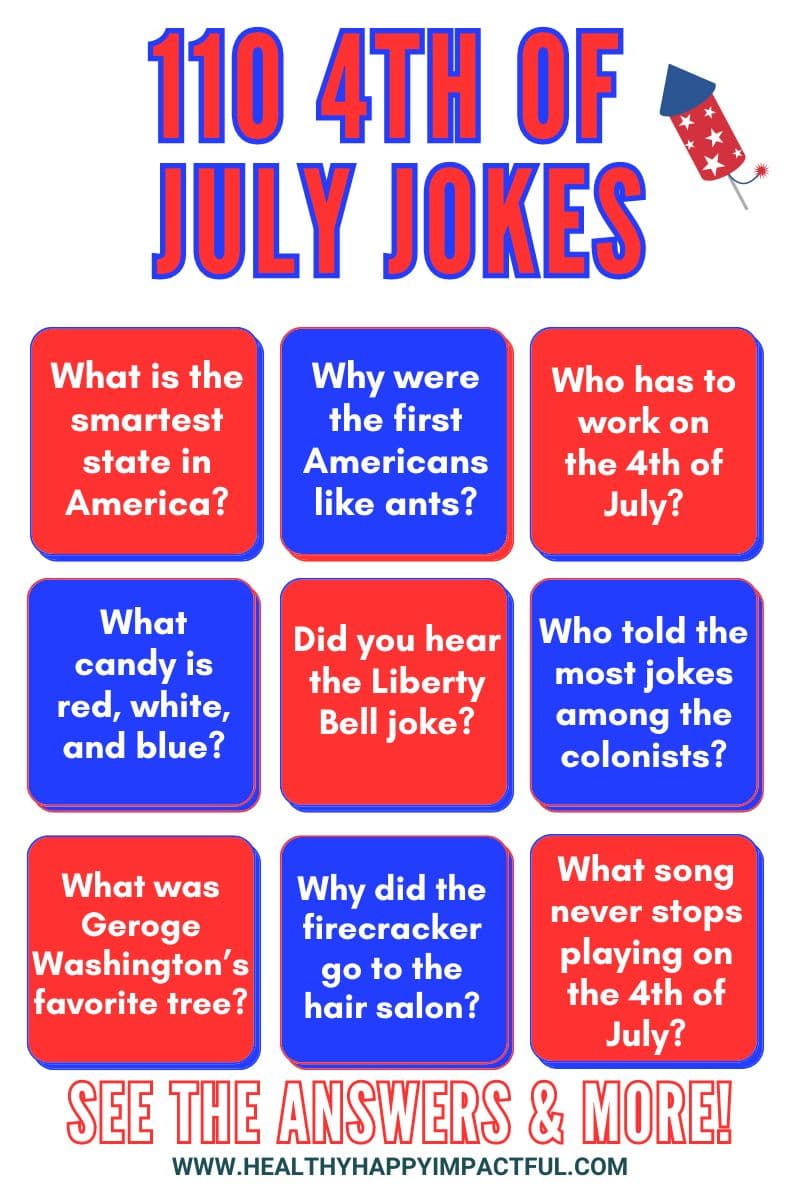 Independence day and American flag jokes and riddles for the 4th of July