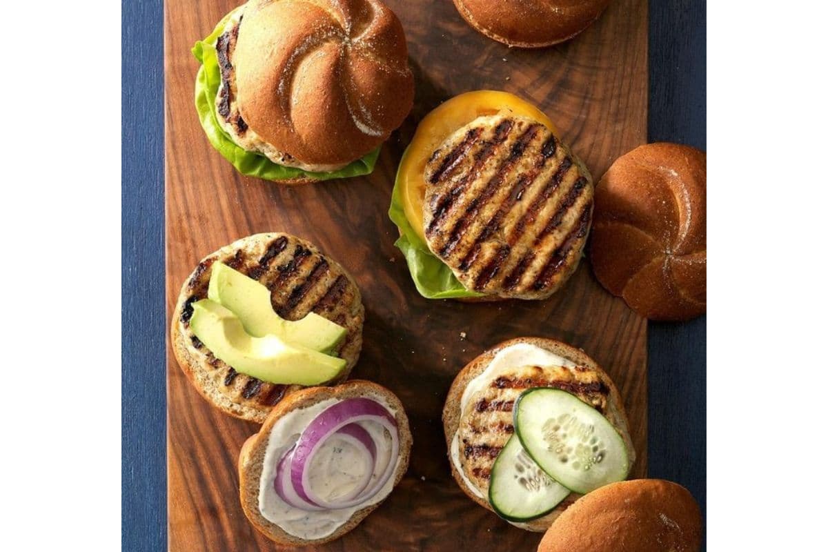 grilled chicken burgers