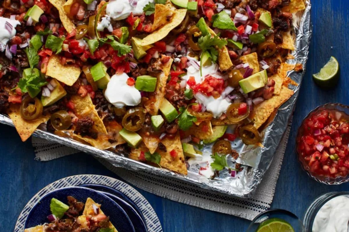 sheet pan nachos