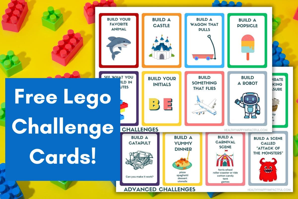 16 Free Printable Lego Challenge Cards: Creative Building Ideas