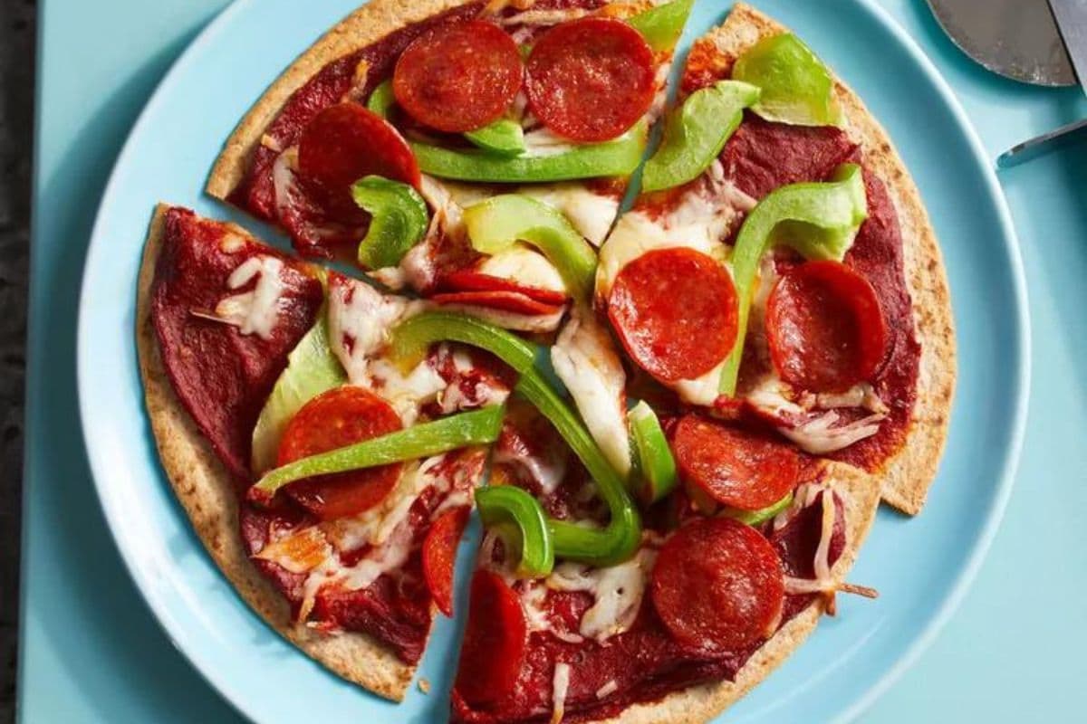 tortilla pizza lunches kids can make themselves