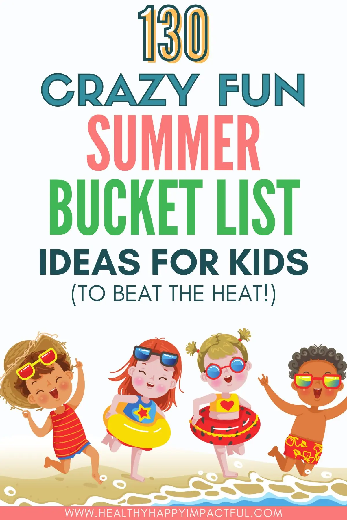 kids summer bucket list pin for your child