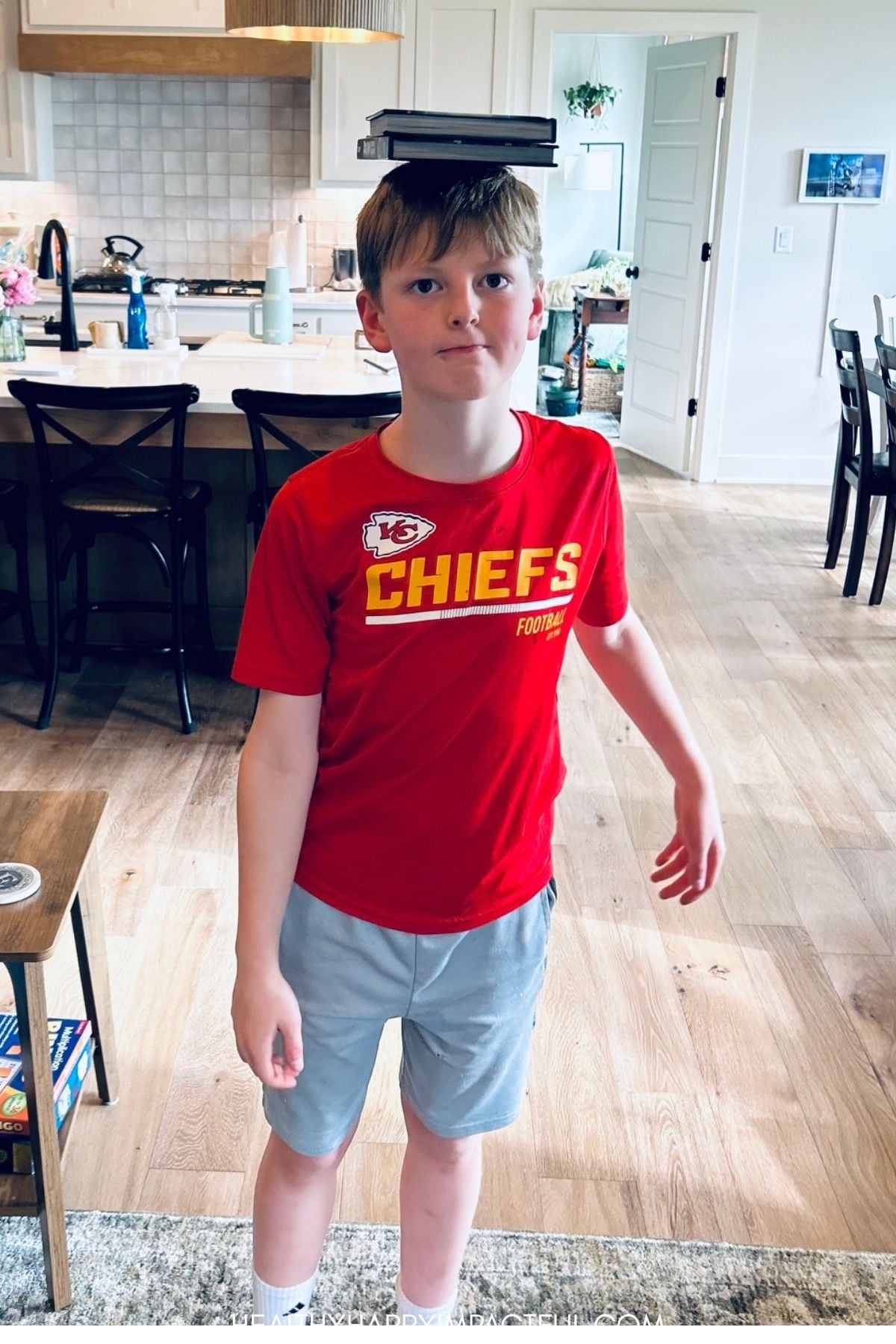 balancing book on head; minute to win it games; olympic party