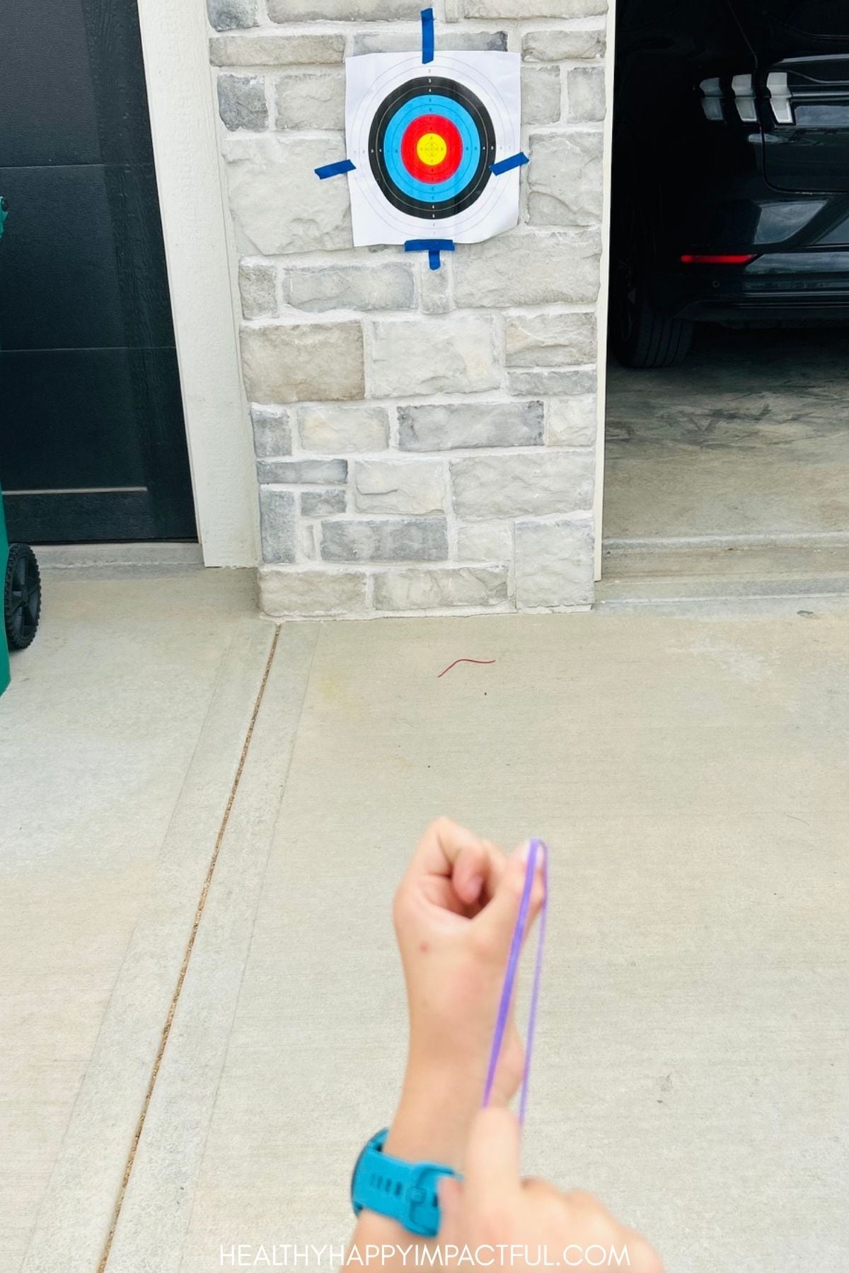 rubber band archery