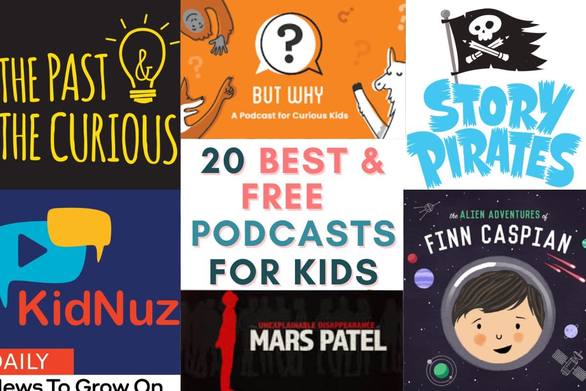 best free family-friendly podcasts for kids; educational; funny; story; 2024