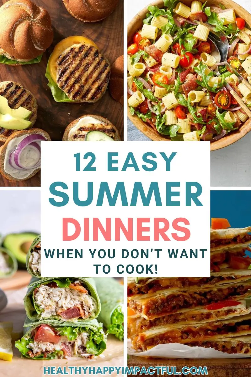 easy summer dinners for families
