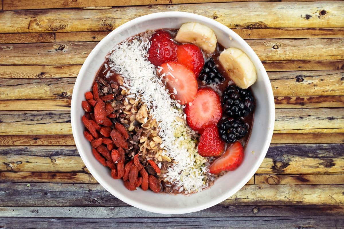 smoothie bowls, first day back to school breakfast ideas