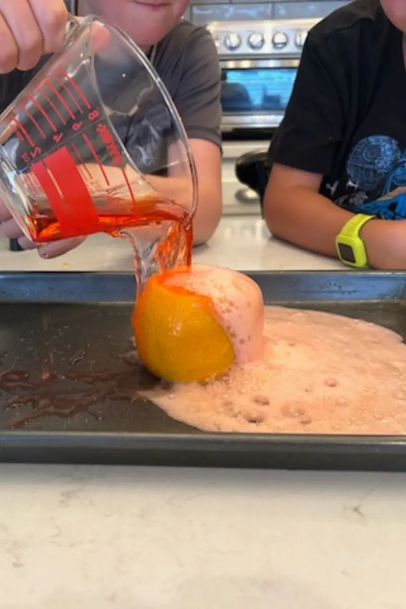 easy and fun science experiments for kids, orange