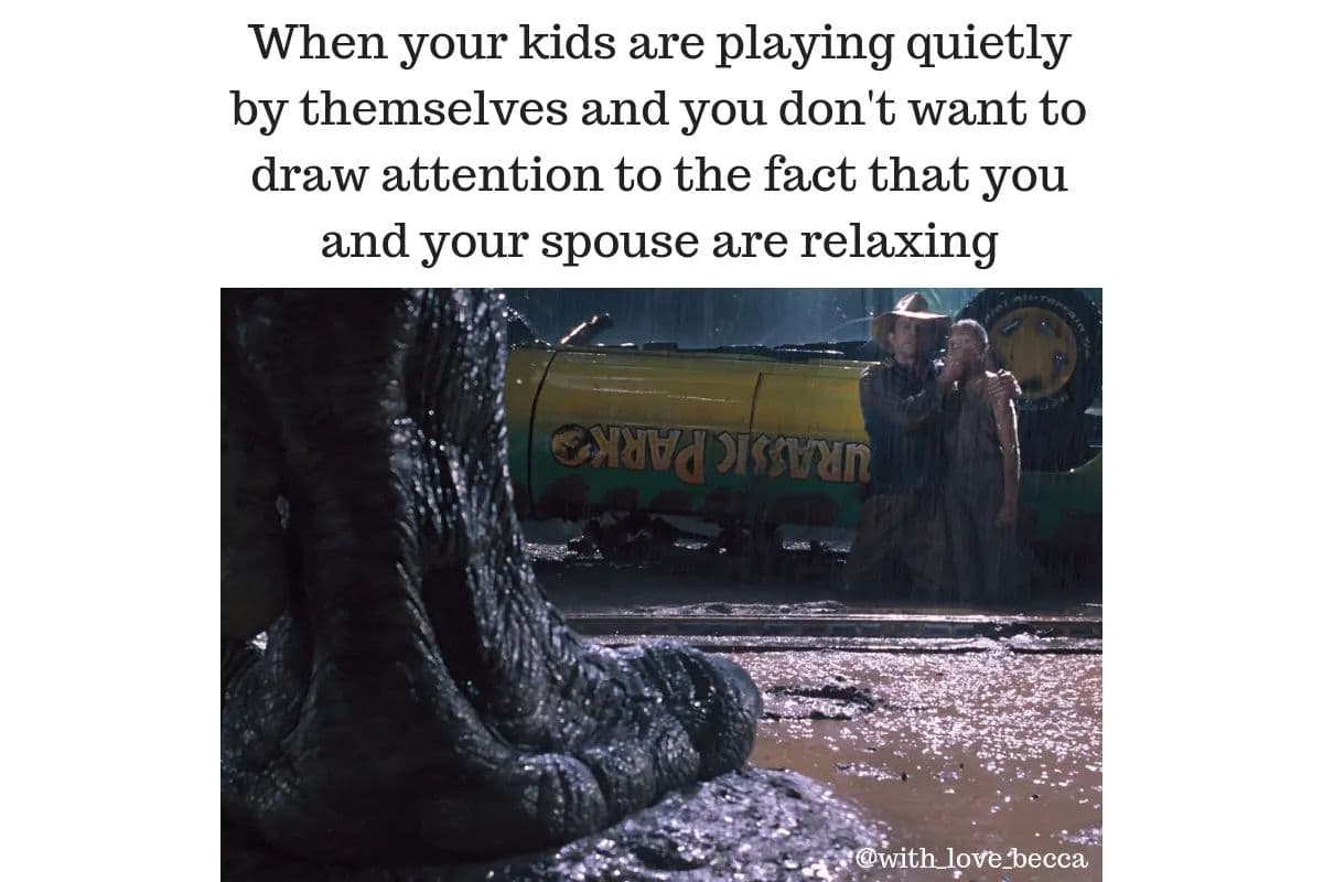 jurassic park and parenting meme