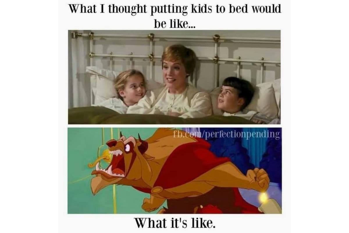 putting kids to bed meme