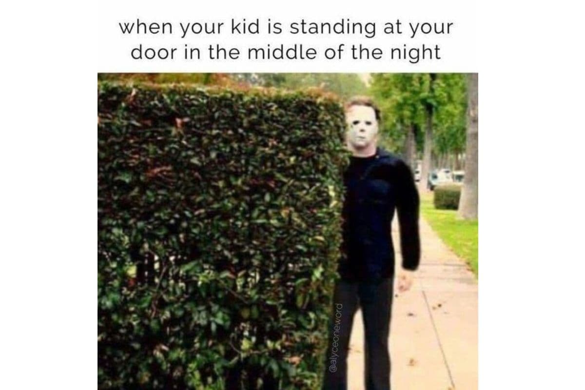 michael myers parenting meme